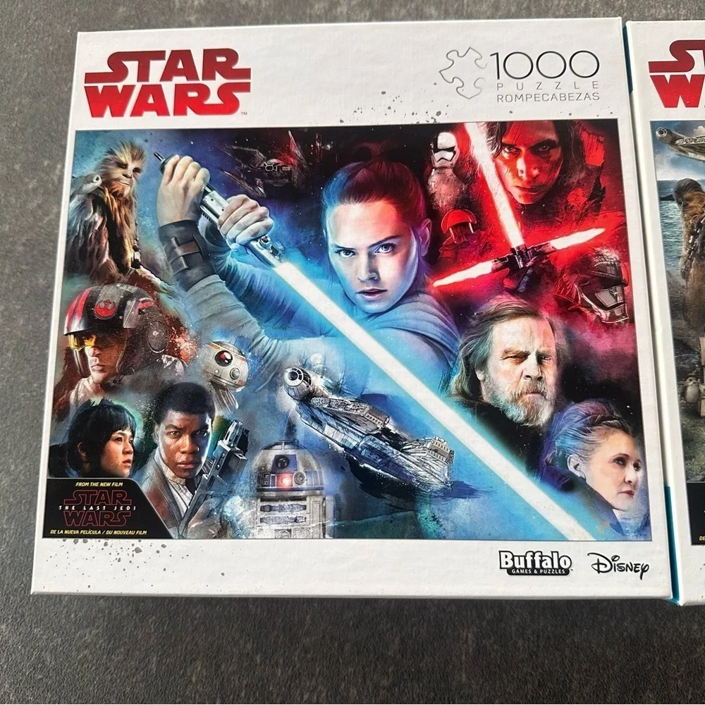 Star Wars 1000pc Puzzle Set (2) – Buffalo Games – New Sealed